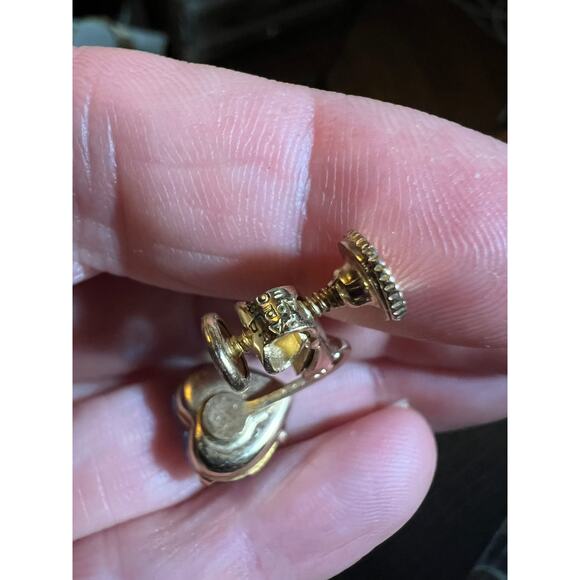 Vintage aqua blue glass parure jewelry set necklace earrings bracelet gold tone - Picture 9 of 10